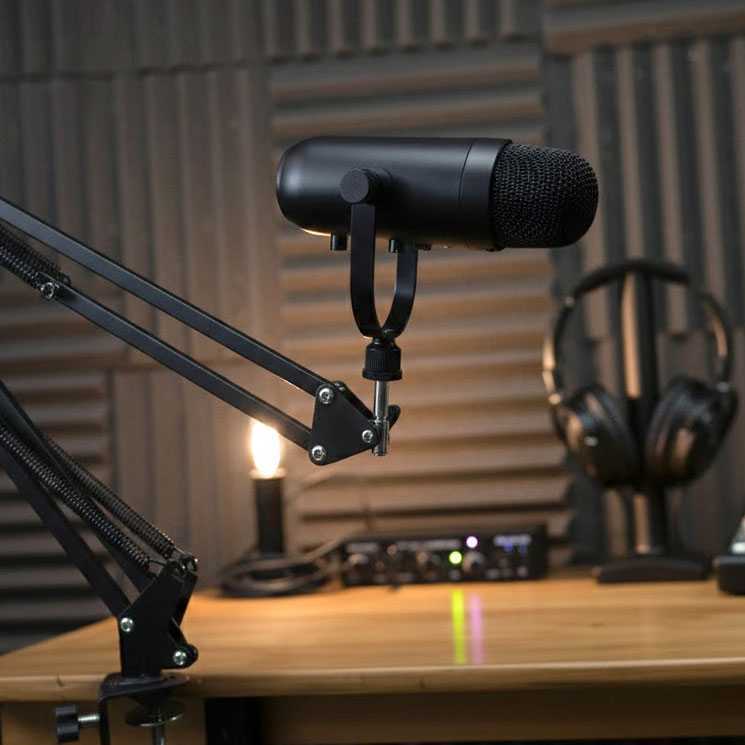 CREATIVE USB Condenser Mic Podcast Live Stream Microphone Arm Stand - JD-900