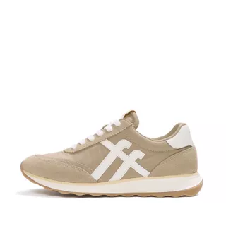FITFLOP RETRO-Q FF FABRIC/SUEDE รองเท้าผ้าใบผู้หญิง รุ่น A5P-E08 สี BEIGE
