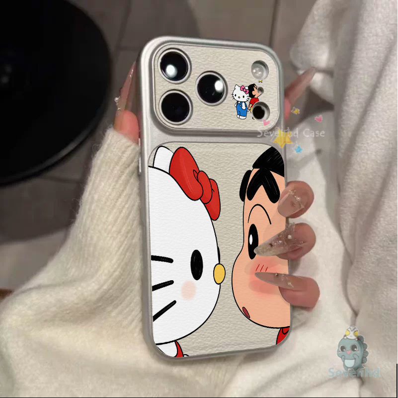 สําหรับ iPone 17 16 15 14 13 12 11 Pro Max X Xs Xr Max & ตัวการ์ตูนลิ้นจี่-เนื้อเคสโทรศัพท์