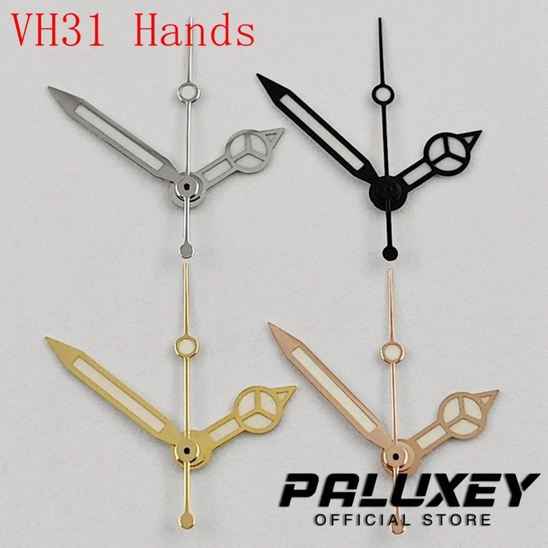 PALUXEY VH31 Luminous SUB นาฬิกามือชุดสีเขียว Luminous Pointers Fit VH31 VH31A VH31B VH60 VH61 VH63 