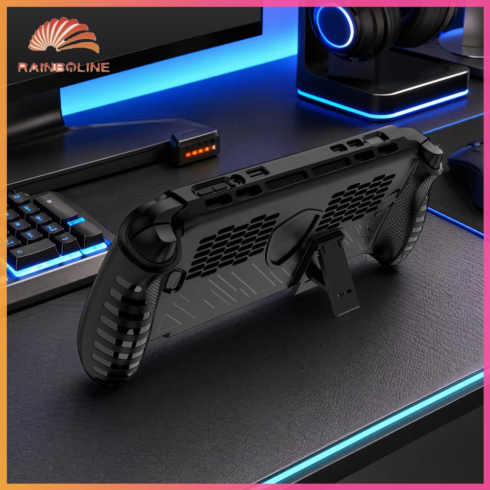 ฝน❤  เคส TPU ขาตั้งกันลื่นสําหรับ MSI Claw 8 EX AI Plus กันกระแทก