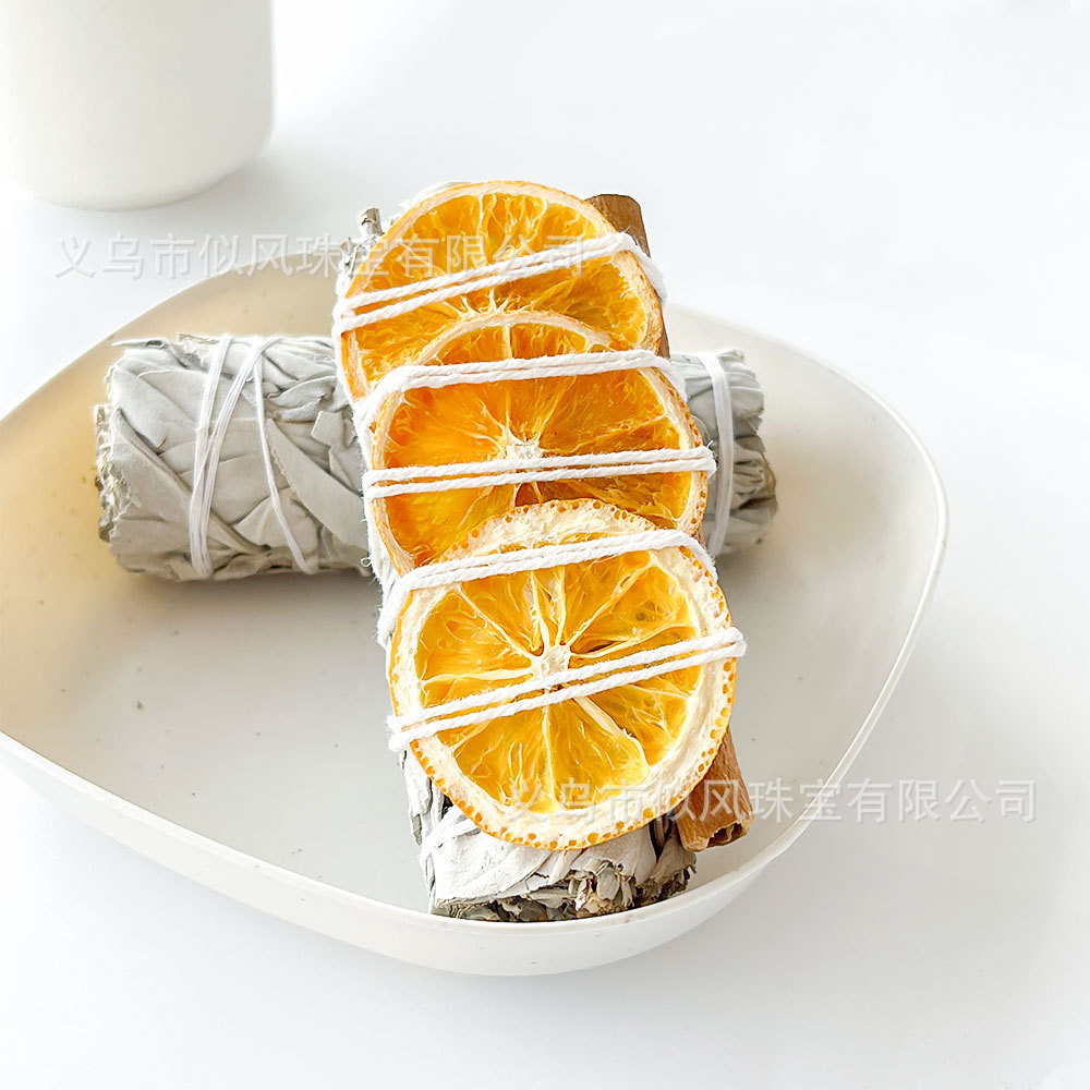 ขายร้อน US นําเข้า Sage Orange Peel Cinnamon Aromatherapy Stick พืชธรรมชาติ Aromatherapy Stick Purif