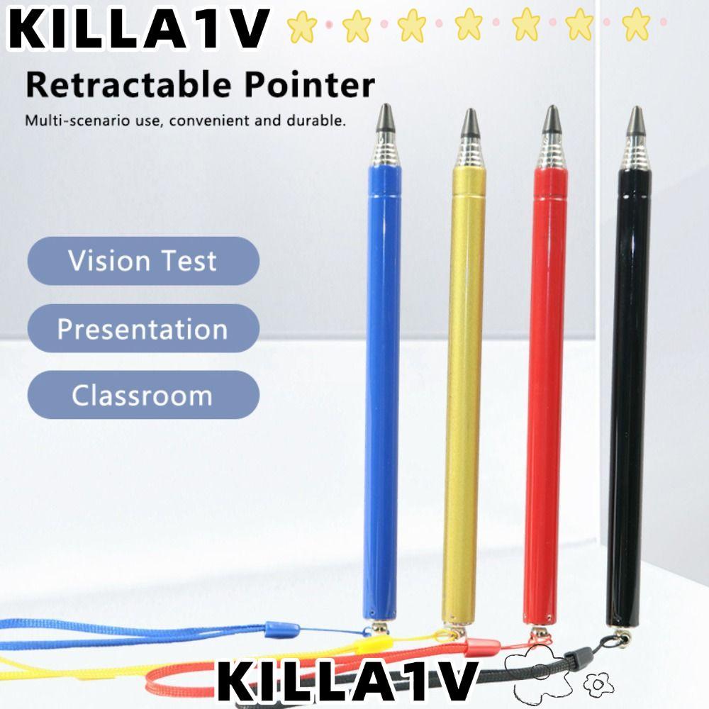 KILLA1V 1 PC Retractable Pointer, Retractable Multi-Functional Teacher Pointer, คุณภาพสูงพร้อม Lanya