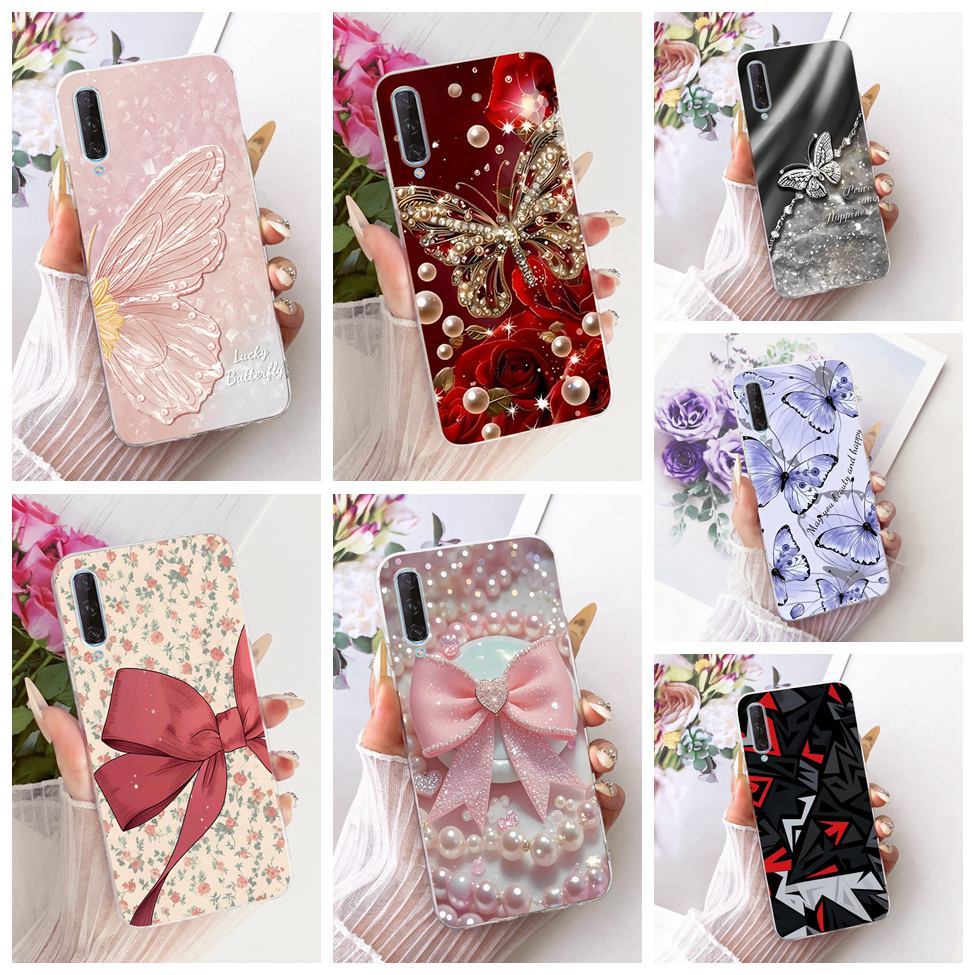 สําหรับ Huawei Y9s STK-L21 STK-LX3 STK-L22 สําหรับ Huawei Y9s ปลอกน่ารักหรูหราดอกไม้ Cool ทาสี