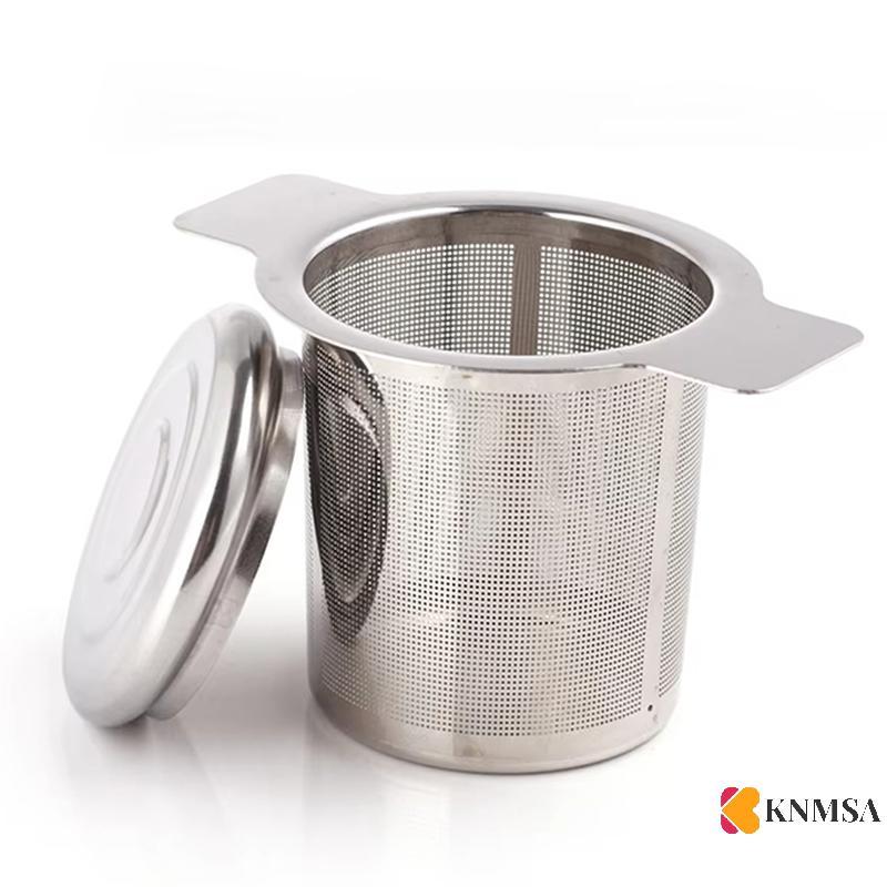 KNMSA] Stainless Steel Tea Offer In Mug Tea Infuser With Lid Loose Leaf Tea Strainer Tea Strainer Te