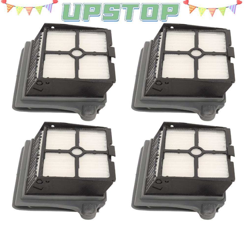 UPSTOPBO 4PCS ตัวกรองเครื่องดูดฝุ่น, ABS สีเทาสูญญากาศกรองเปลี่ยน,นํากลับมาใช้ใหม่ได้ติดตั้งง่ายเครื