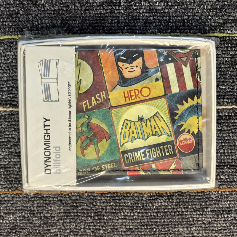 DC Marvel Comics MightyWallet Dupont Paper Wallet Batman Superman Spiderman กระเป๋าใส่เหรียญกันน้ํา 