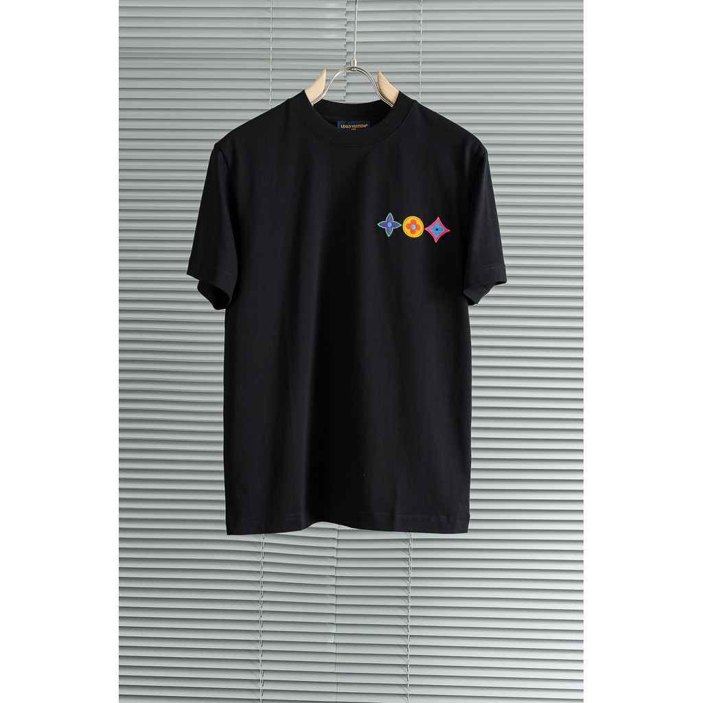 หลุยส์ วิตตอง/เลเวล หลุยส์ วิตตอง 2026คลาสสิกรอบคอแขนสั้นเสื้อยืดผู้ชายผู้หญิงร้อนขายถนนสวมใส่พื้นฐา