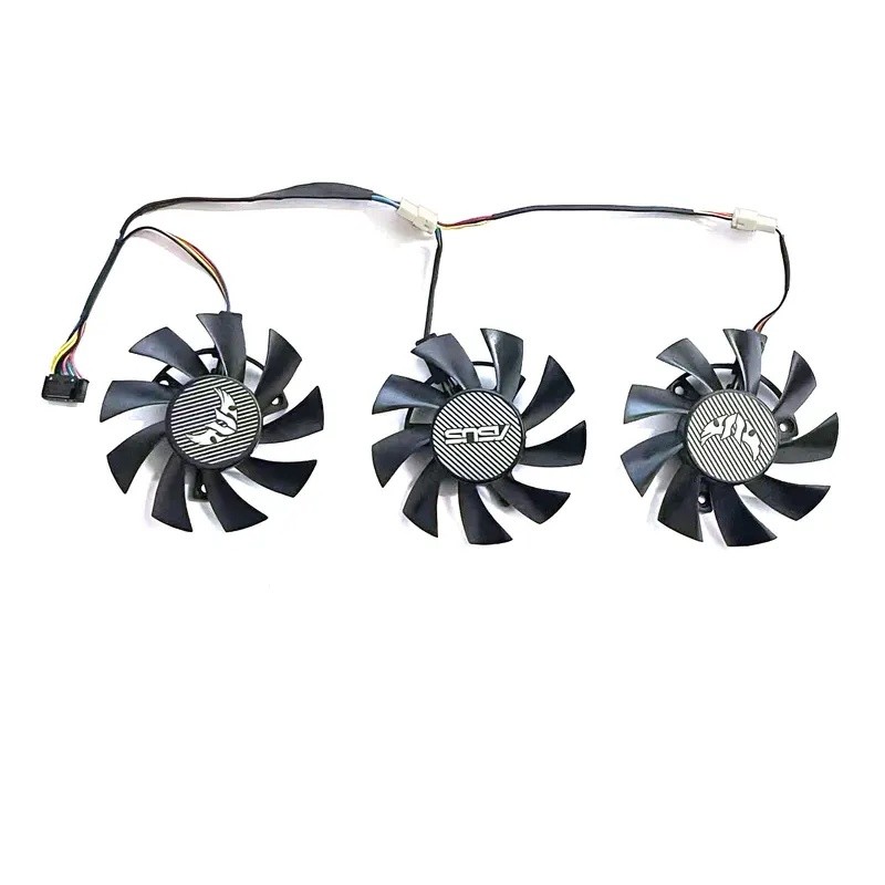 ใหม่ 75 มม.FD8015U12D GTX1660 RX5700 RX5700XT สําหรับ ASUS GTX 1660Ti 1660super RX 5700 XT TUF X3 OC