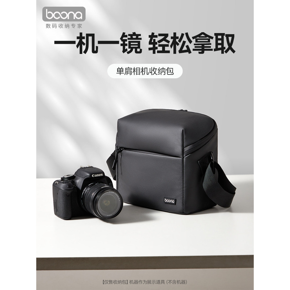 จัดส่งด่วน พร้อมส่ง [กระเป๋ากล้อง] กระเป๋ากล้อง One-Shoulder Micro-Single Camera Bag Cross-Body Port