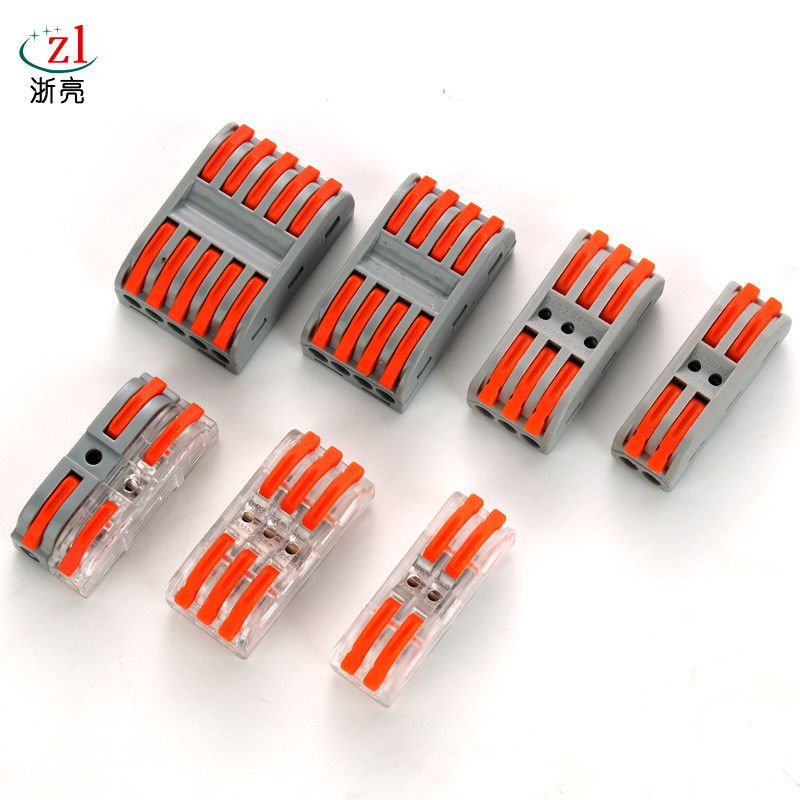 ขั้วต่อ Terminal Butt PCT-222 ขั้วต่อสายไฟ Quick Connector Terminal Connector Quick Connector Termin