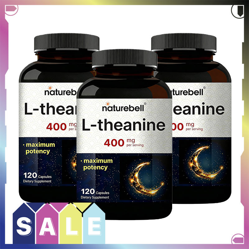 NatureBell L-Theanine 400mg ช่วยผ่อนคลาย ส่งเสริมสมาธิ และสนับสนุนการพักผ่อน