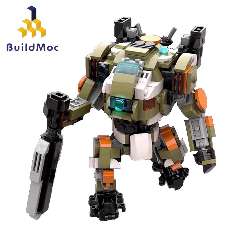 Titanfall 2 BT-7274 Mecha Building Blocks เกมหุ่นยนต์รูป DIY Assembly ของเล่นสะสม 445pcs MOC‐165864