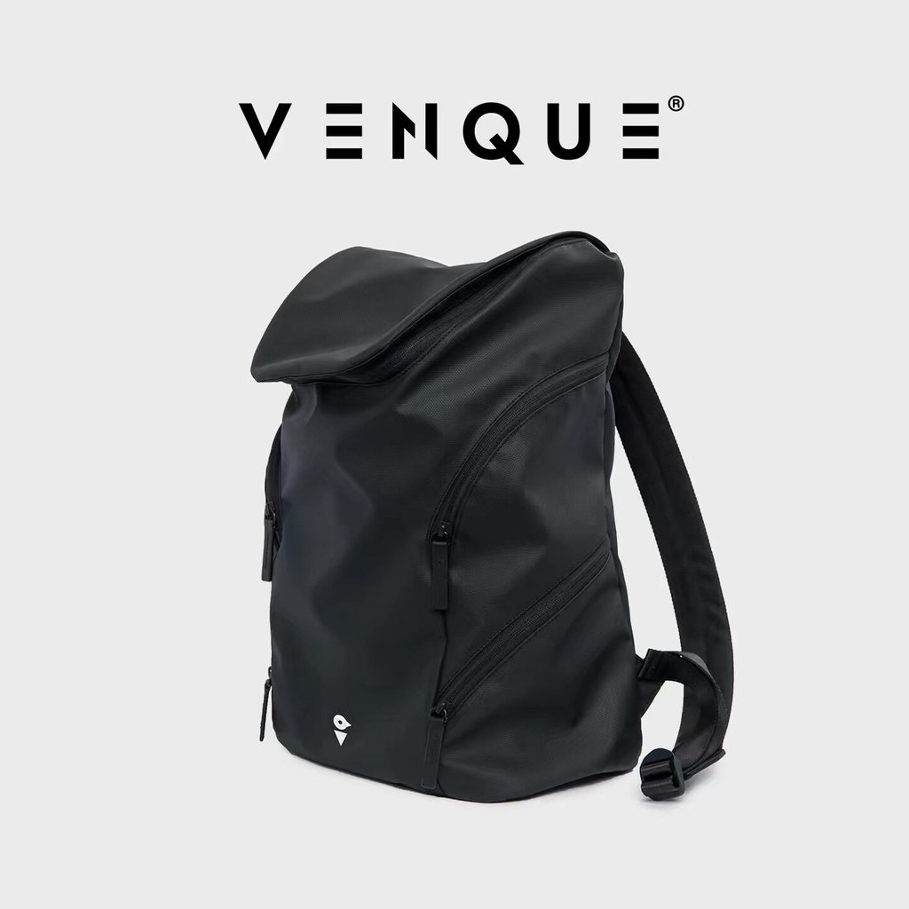 Venque/Vanque กระเป๋าเป้สะพายหลัง Street Wear Travel กระเป๋าเป้สะพายหลังผู้ชายผู้หญิง Nordic ขนาดใหญ