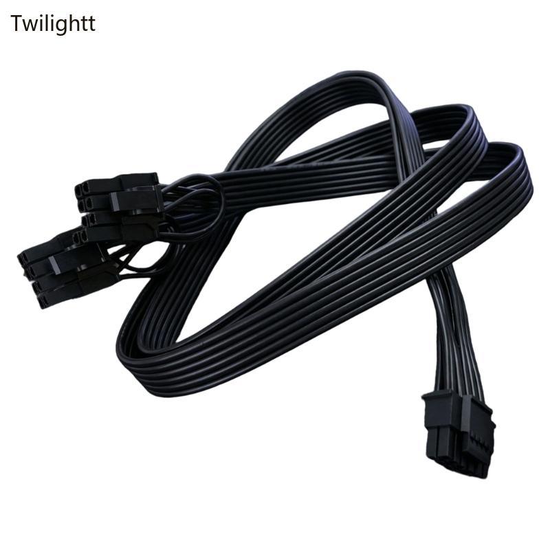 WILI 18AWG 12VHPWR ถึงคู่ 8Pin PCIe ตัวเชื่อมต่อสายไฟสําหรับ Modular Power Supplies