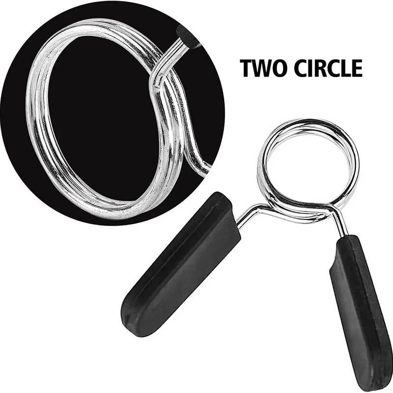 TrillionCatalpa 25/28/30 มม.Barbell Clamp ฤดูใบไม้ผลิคลิปคอยิมน้ําหนักดัมเบล Lo Standard Lifting Kit