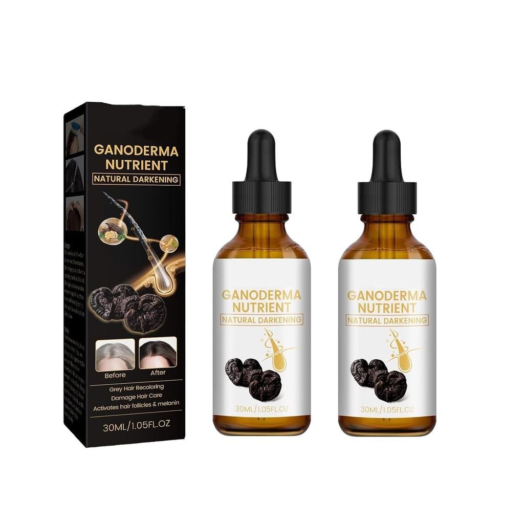 Black Shouwu Nourishing Serum เซรั่มปรับผมป้องกันผมหงอกธรรมชาติ ส่งเสริมการแข็งแรงขึ้น หนาขึ้น ผมยาว