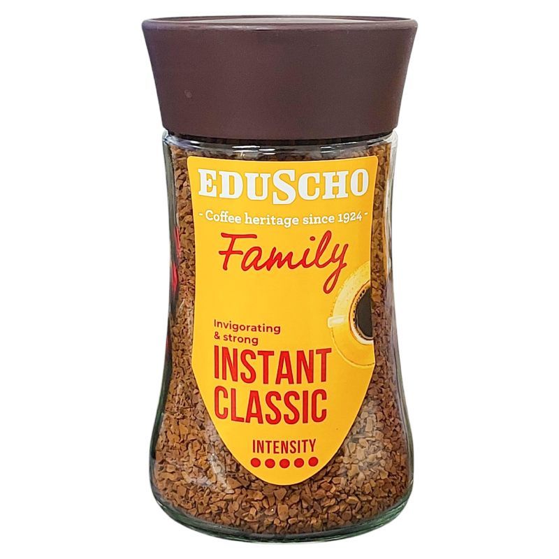 เอ็ดดุสโชแฟมิลี่กาแฟสำเร็จรูป 200กรัม Eduscho Instant Coffee Family 200g. [หมายเลขบาร์โค้ด 4046234767353]