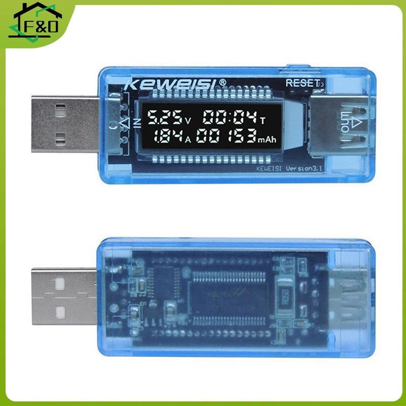 F&O USB 5V 9V 12V 20V QC 2.0 3.0 OLED เครื่องทดสอบแรงดันไฟฟ้ากระแส USB Charger โวลต์มิเตอร์.