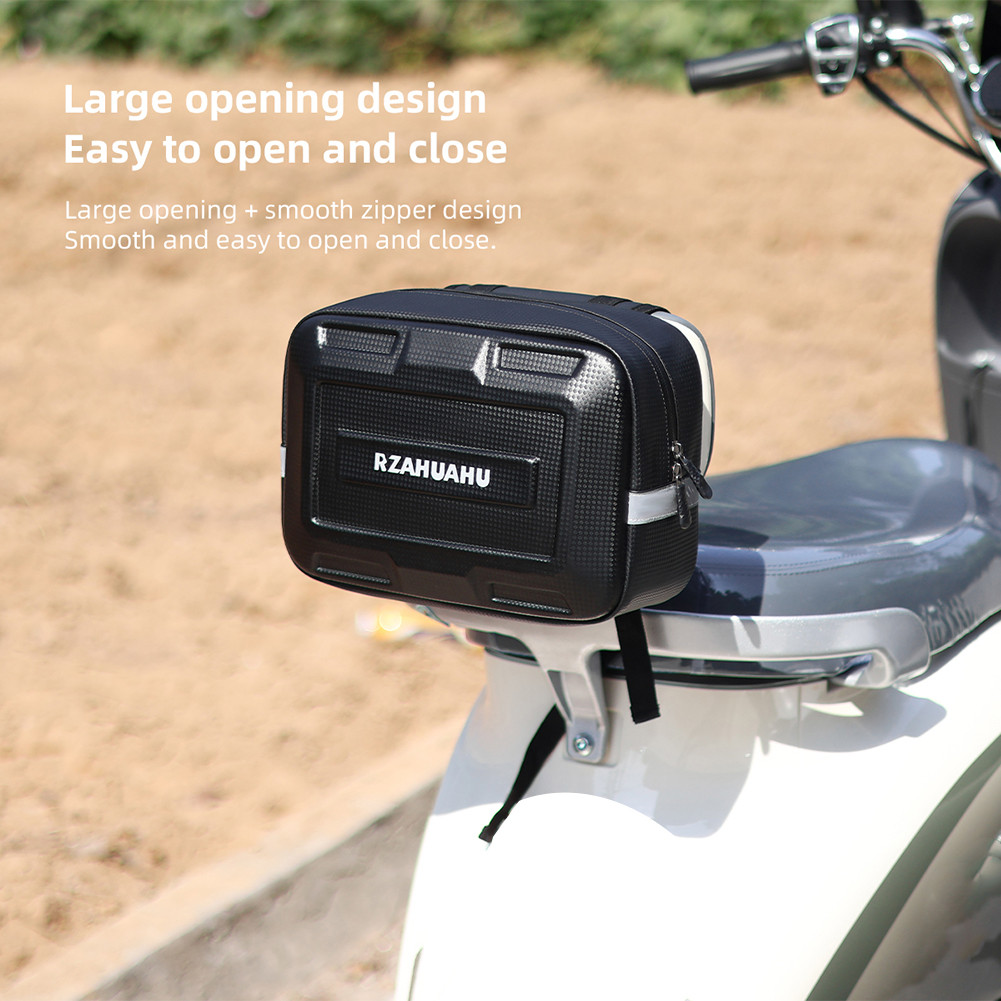 ❤7/9L E-Bike ชั้นวางด้านหลังกระเป๋ากันน้ําไฟฟ้าจักรยาน Cargo Panniers สะท้อนแสงขนาดใหญ่ความจุสําหรับ