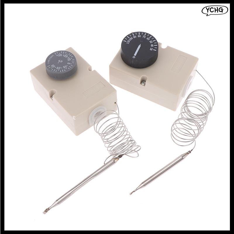 YCG สําหรับอุปกรณ์ไฟฟ้าลูกบิดอุณหภูมิสวิทช์ Capillary Thermostat 50-300C 0-60C 0-50C 0-40C 30-110C -