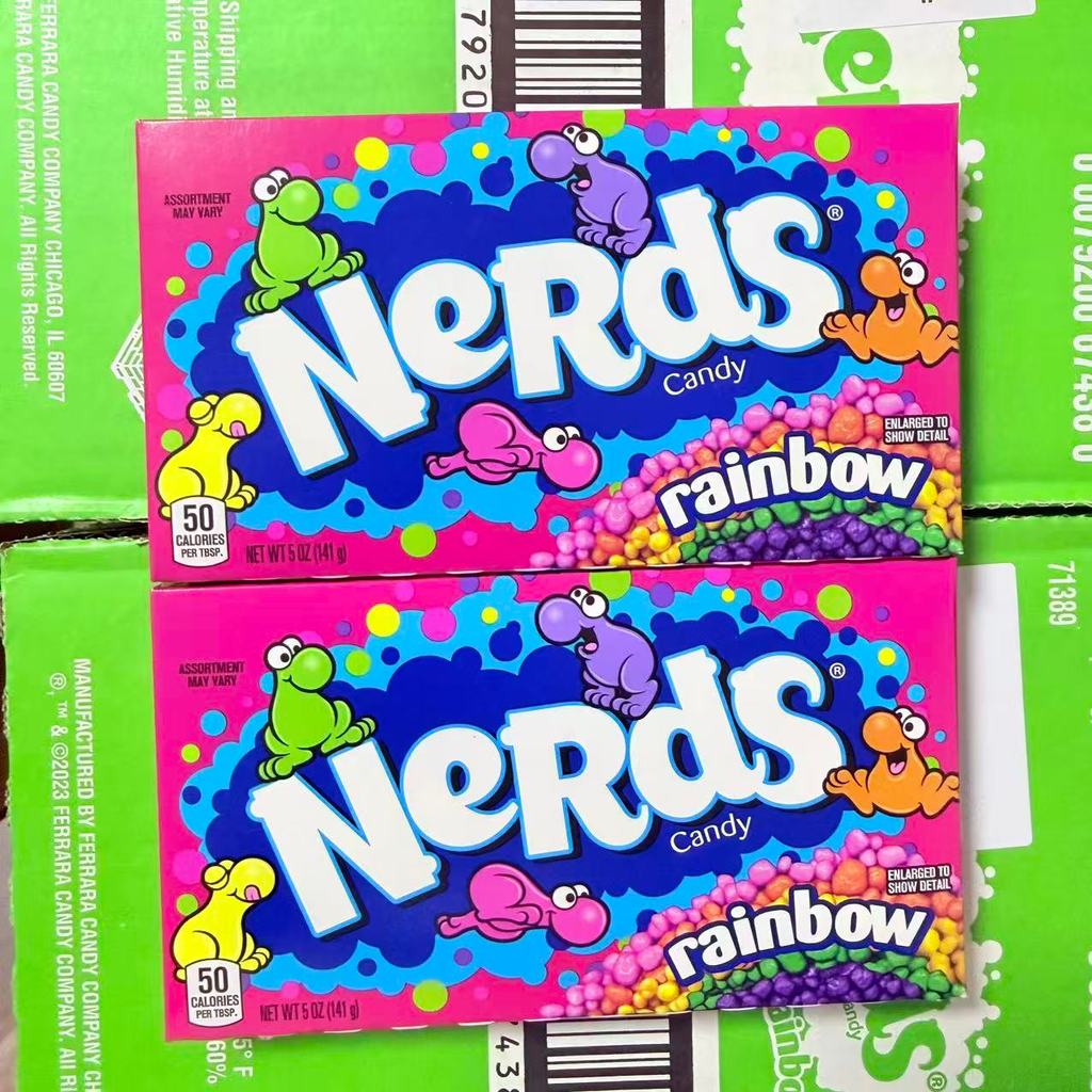 2026 สไตล์ใหม่นําเข้าจากอเมริกา Nerds Nerds Vicara Rainbow Flavour Granule Candy รสผลไม้รวมขนมเด็ก20