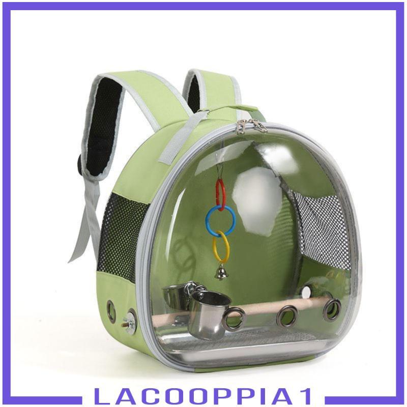 [Lacooppia1] Portable Enclosure Space Capsule Dome Pet Carrier Backpack สีเงิน