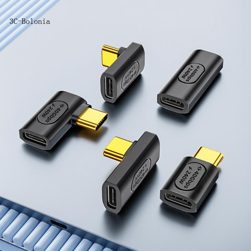 PC อะแดปเตอร์ USB C ความเร็วสูง 240W Power Delivery ประเภท C ชายกับหญิงสําหรับ otebook โทรศัพท์มือถื