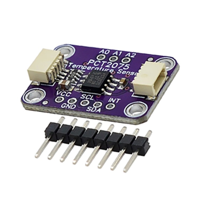 HL PCT2075 บอร์ดอุณหภูมิพร้อม 0 125°เอาต์พุตเกณฑ์ความละเอียด C และ 2 7V ถึง 5 5V ขีดจํากัดสําหรับ Mi