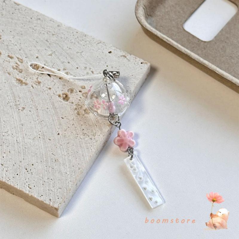 Boom Unique Cherry Blossoms พวงกุญแจลูกปัดงานฝีมือ Symboizing The Beauty และ Vitalties Of Spring พร้