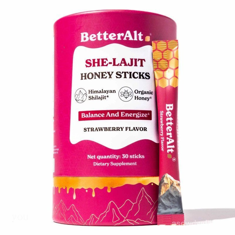 WomenMulti-MineralHoneySticks|BetterAltSHE-ลาจิต|Shilajit,Shatavari&Saffiron|ฮอร์โมนBalance&Energy-3