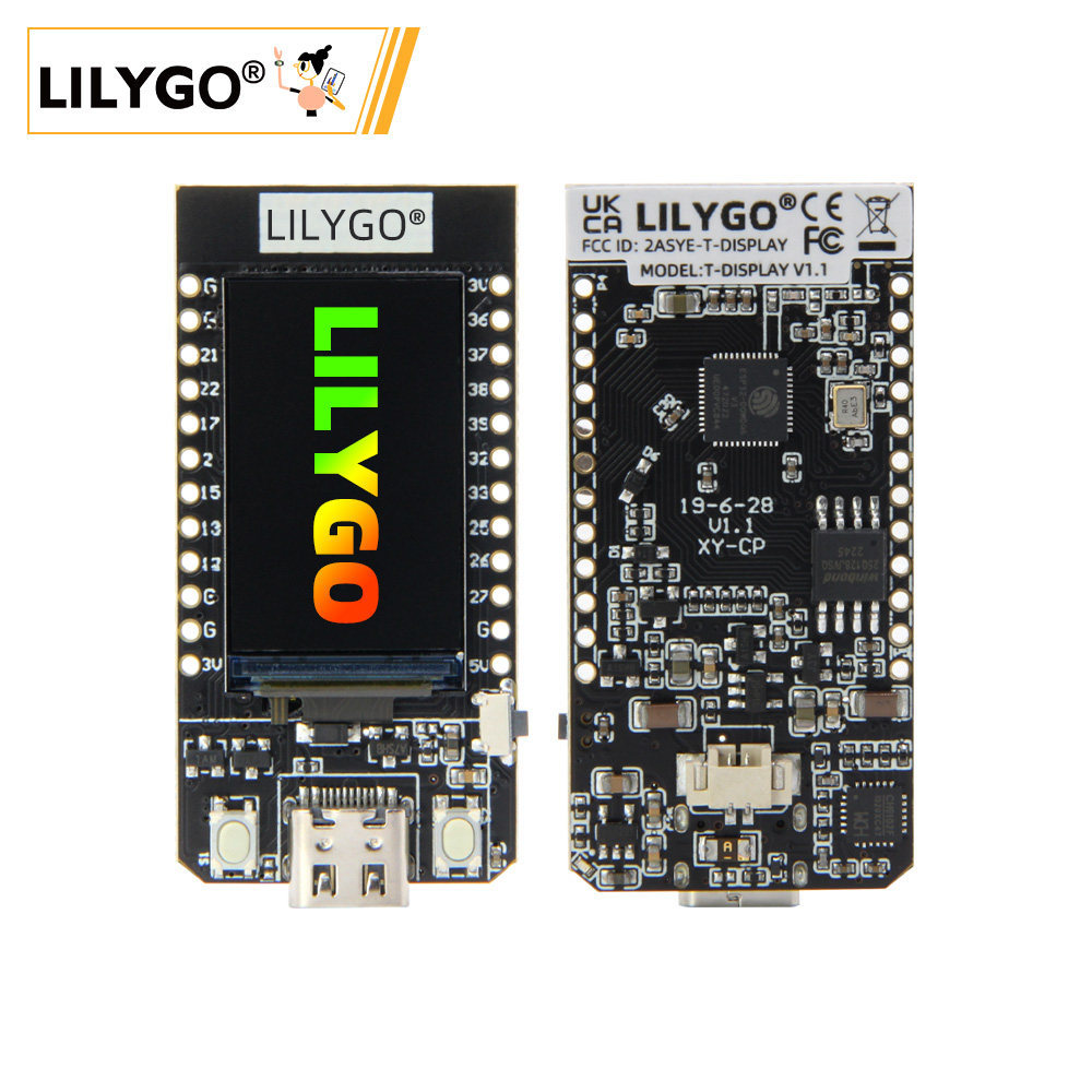TTGO T-Display MCU32 WiFi บลูทูธโมดูล 1.14 นิ้ว LCD Development Board