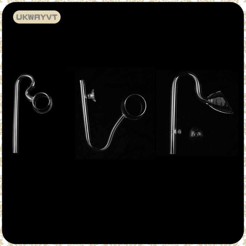 [ukwryvt] 10 มม. Borosilicate Glass Lily Outflow Skimmer Pipe Outlet Tube สําหรับพิพิธภัณฑ์สัตว์น้ํา