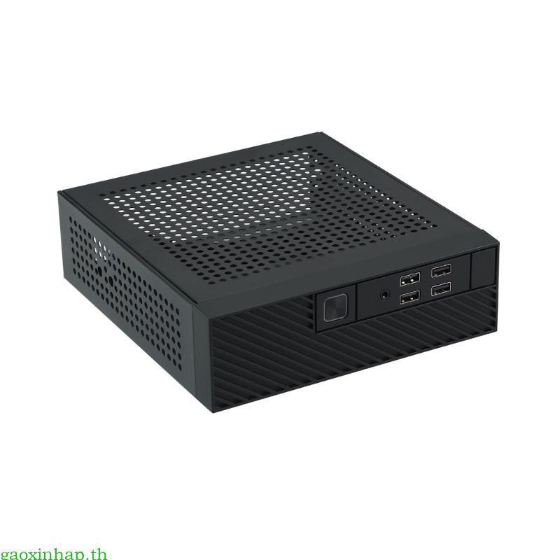 Gaoxinhap M10 Mini ITX HTPC คอมพิวเตอร์เดสก์ท็อปแชสซี HTPC กรณีกรอบการกระจายความร้อน Mini HTPC สําหร