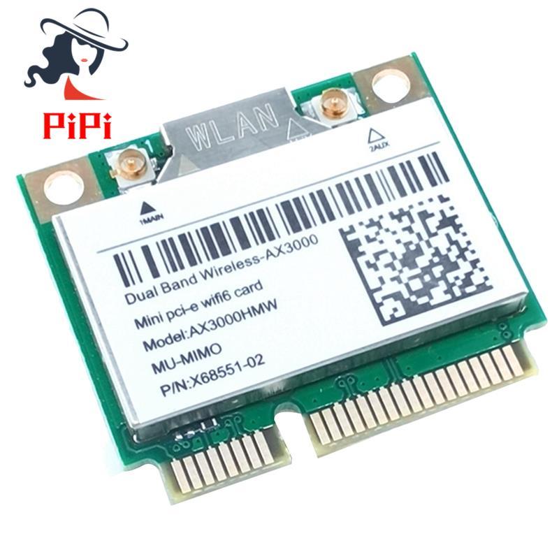 READY STOCK การ์ดเครือข่าย การ์ด WiFi PCB AX200 AX3000HMW PCI-E WiFi 6 อะแดปเตอร์ไร้สาย 2.4G/5G บลูท