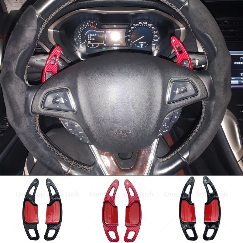 พวงมาลัย Paddle Shifter สําหรับ Ford Mondeo Taurus Edge Lincoln MKC MKX MKS MKZ 2013-2020 การปรับเปล