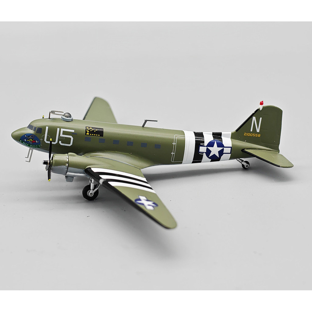 Inflight 1: 200 US Army Air Force C-47A DC-3 42-100558 โมเดลโลหะผสม