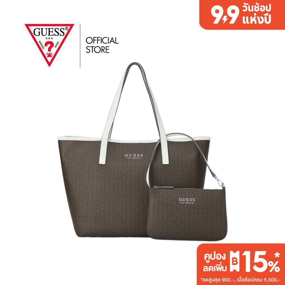 GUESS กระเป๋า รุ่น SV178325 KEIRA TOTE สีน้ำตาล
