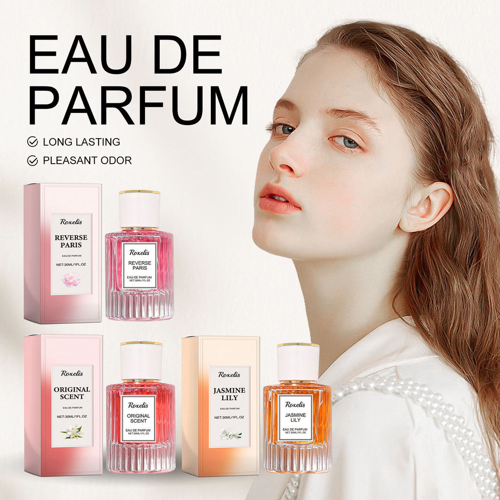 ขายร้อนสุภาพสตรี น้ําหอมฟีโรโมนข้อมือหลังหูคอธรรมชาติยาวนาน Eau de Toilette ประณีต Elegant Exudes Fe