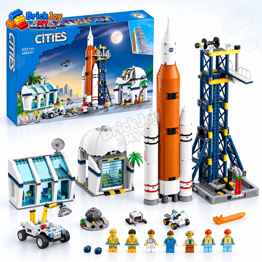 60351 Rocket Launch Center Building Blocks Set City Space Series การก่อสร้างวิทยาศาสตร์ของเล่นของขวั