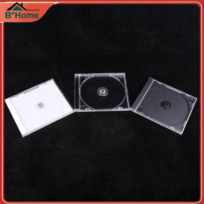 # BHTH# โปร่งใสด้านล่าง CD Box Empty CD Case PP พลาสติก CD Case CD Case ความจุ 1-2 แผ่น ~