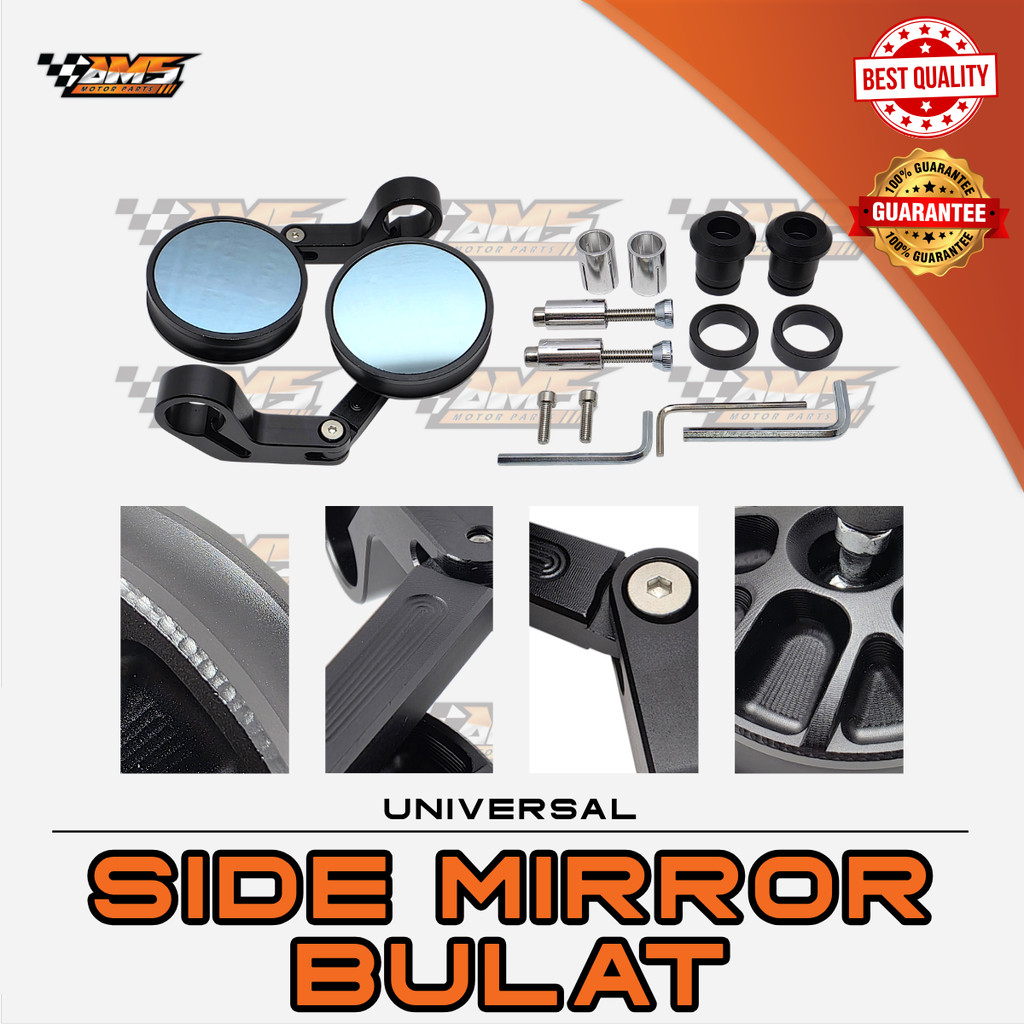 UNIVERSAL SIDE MIRROR HANDLE BULAT SET