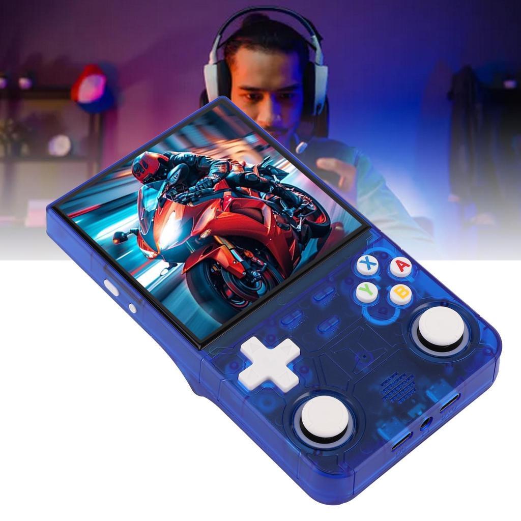 R36 Ultra Retro เกมคอนโซลมือถือ 3500mAh แบตเตอรี่ RK3326 CPU 8GB DDR3 RAM 720x720 RGB จอแสดงผล