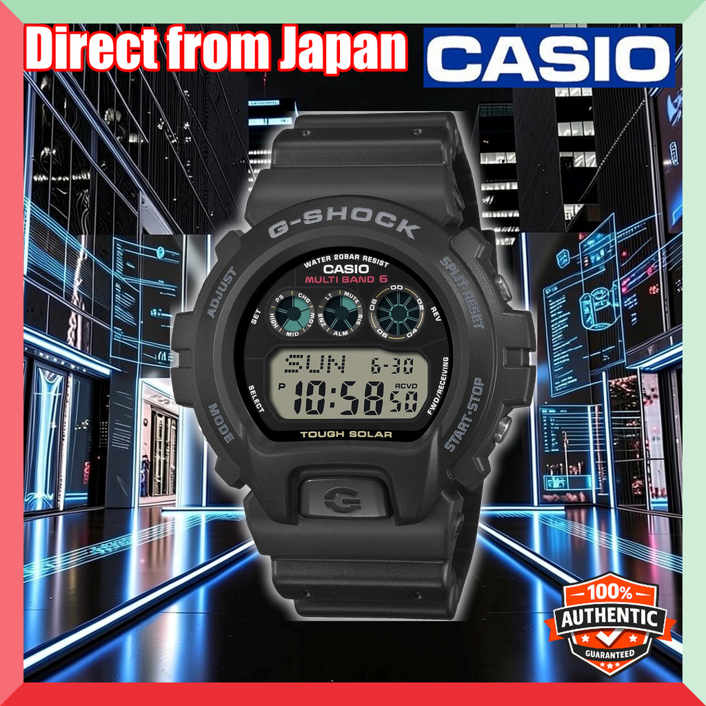 Casio G-Shock Wristwatch [Authorized Domestic Product] Radio Solar GW-6900U-1JF Men's Black นาฬิกาผู