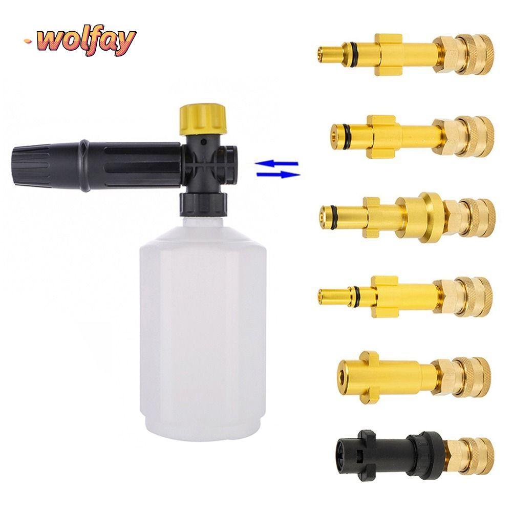 YOLANDA Quick Connector ทนทานโฟมเครื่องกําเนิดไฟฟ้าสําหรับ Karcher 1/4 " Bayonet Adapter