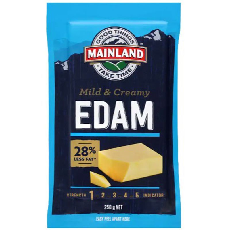 เมนแลนด์อีดัมชีส 250กรัม Mainland Edam Cheese 250g.