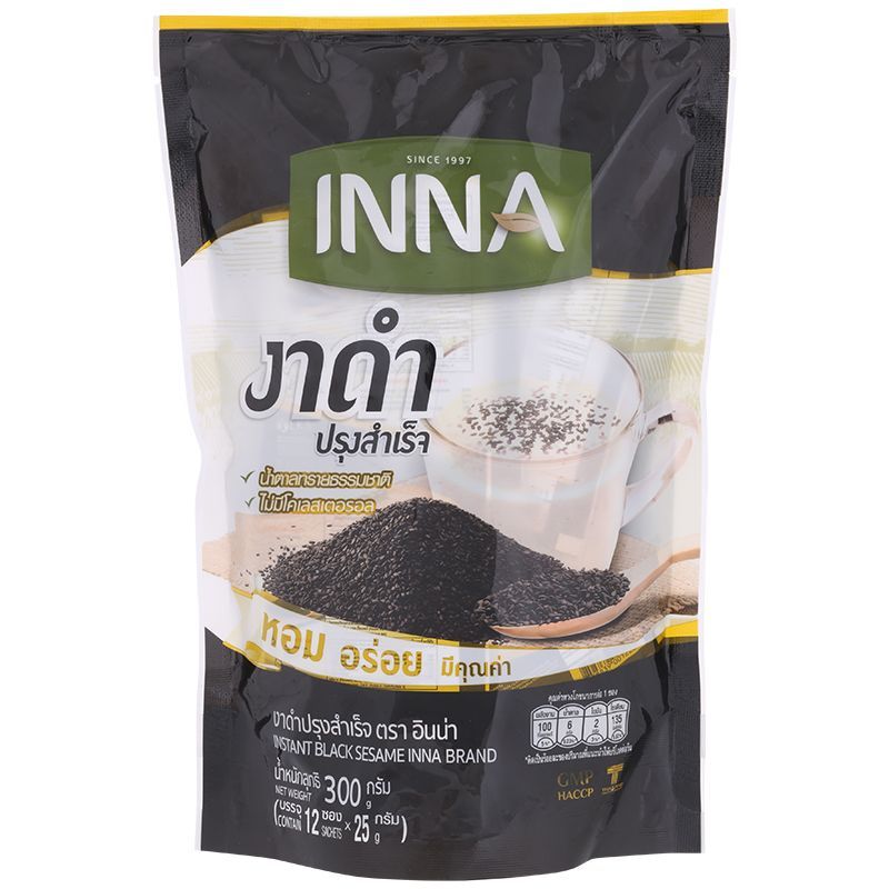อินน่างาดำปรุงสำเร็จ 300กรัม Inna Instant Black Sesame 300g.