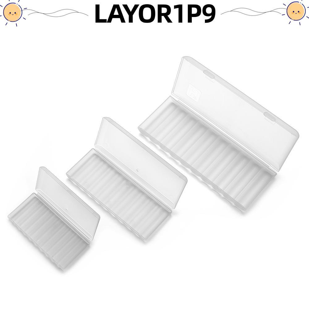 LAYOR1P9 10 Slot Holder Hard Accessories Carrying Organizer Container for AAA/AA/18650