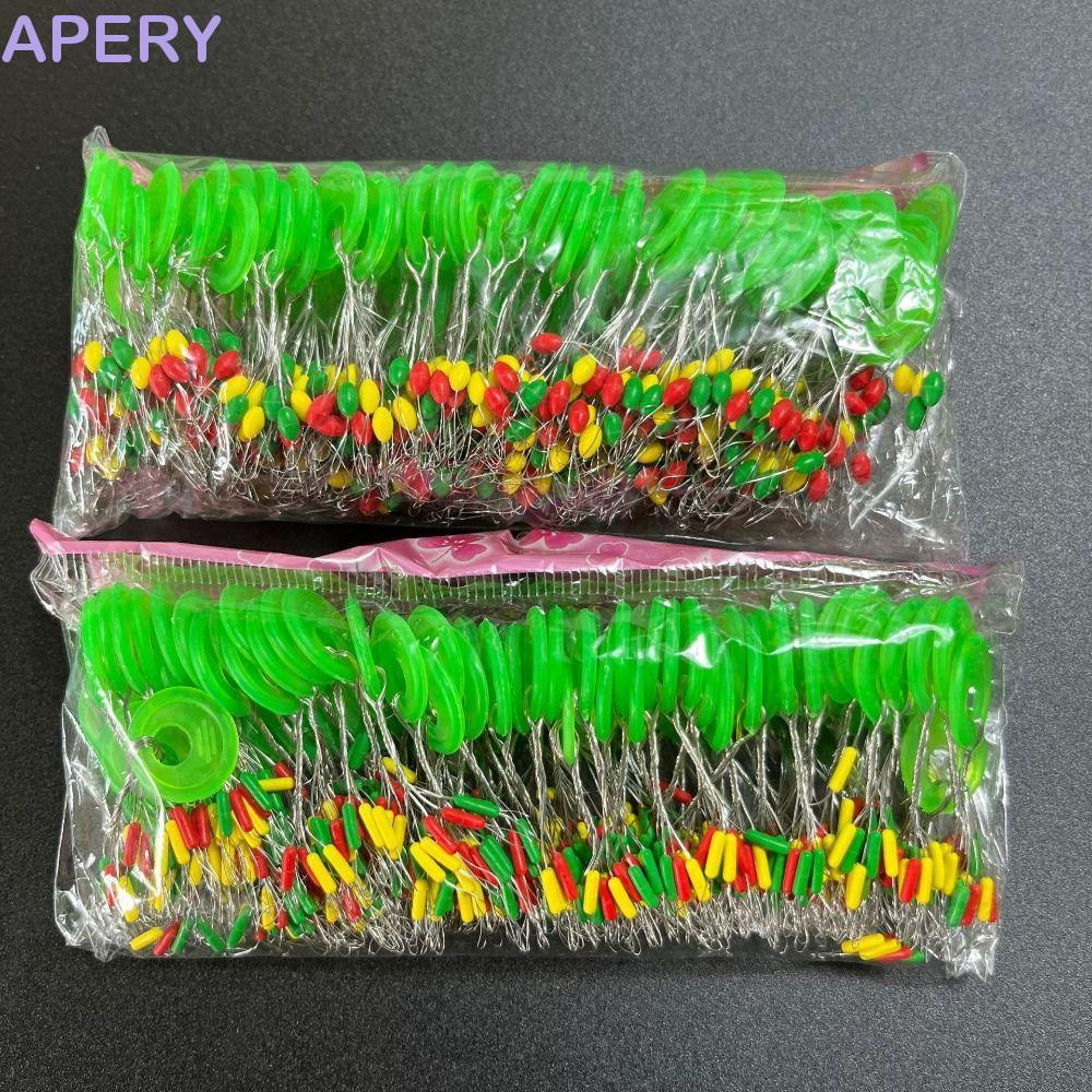 APERY 600 ชิ้นตกปลา Space Beans น้ําหนักเบา 600 ชิ้น 100 กลุ่มตกปลา Stopper Bobber Stopper ตกปลาลอยถ