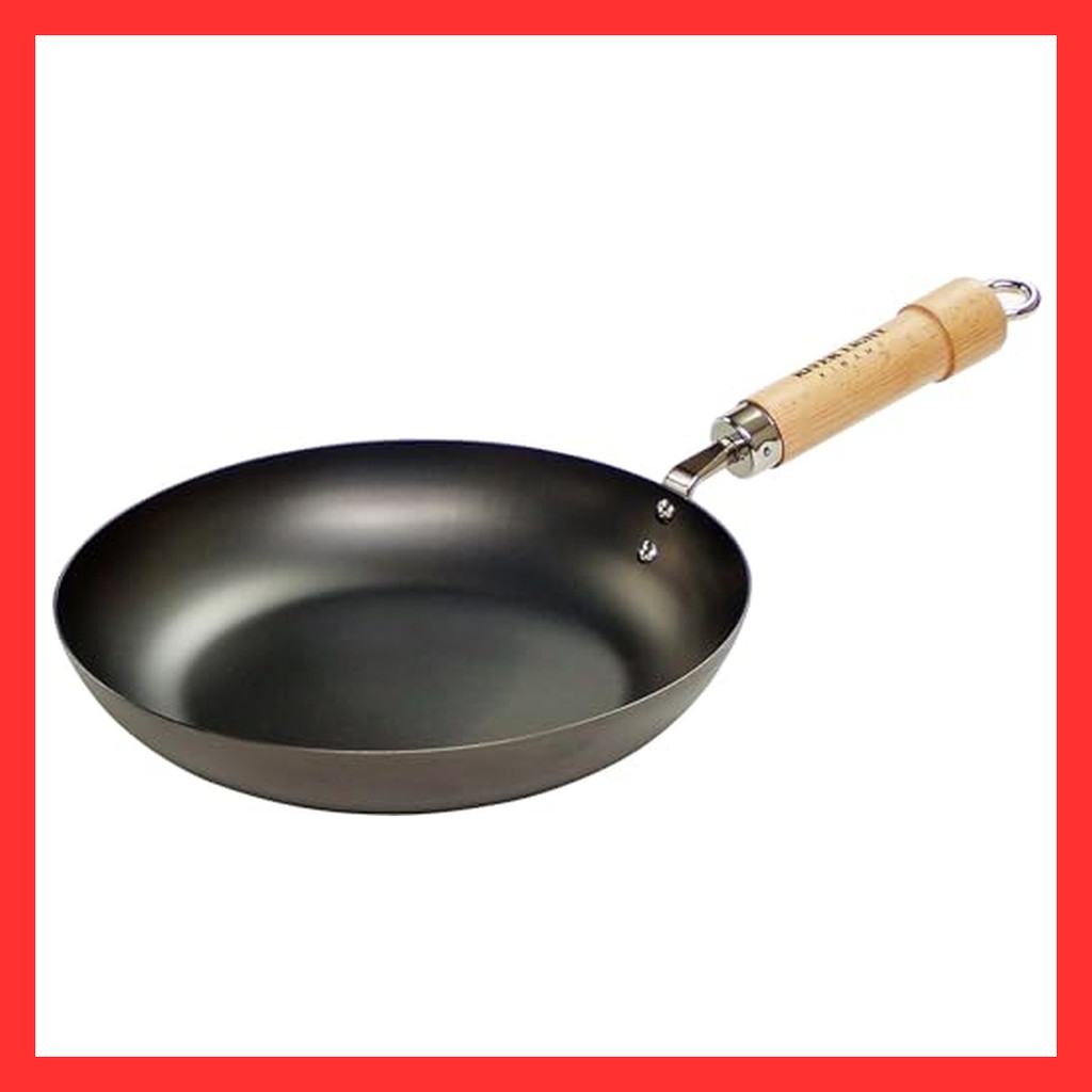 River Light Iron Frying Pan Kiwami Japan 28cm IH compatible Japanese wok 【Direct from Japan】